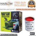UPOL Raptor Truck Bed Liner 4.2L Kit, Tinted + Free Spray Gun, Tough Coating