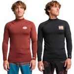 Billabong Mens Re Issue 50+ UPF Long Sleeve Rash Vest