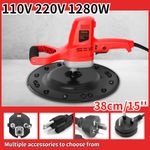 110/220V 1280W Concrete Cement Mortar Trowel Electric Polishing Wall Smoothing