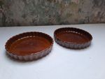 2 Vintage Simpsons Ovenstone Cookware Flan Dishes