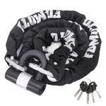 FD-MOTO 1.8M*10MM Chain Lock Scooter Motorcycle Heavy Duty Disc Lock Security