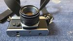 Yashica FR II Silver 35mm SLR Film Camera with DSB 50mm f/1.9 Lens