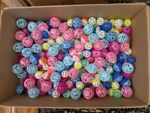 200 Pcs Joblot Wholesale Pet Toys Cat Dog Multicoloured Jingle Balls Mixed Sizes