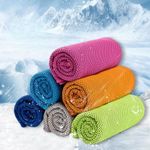 X4 pack Instant Cooling Fast Drying Absorbent Towels with carry bag - NEW UK