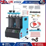 220V Fuel Injector Cleaner Tester Ultrasonic Injector Heating Cleaner Machine UK