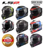 LS2 FF818 Storm III Lightweight Full Face Motorcycle Helmet Touring ECE 22.06