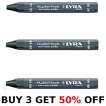 LYRA Graphite Crayon Solid Stick Drawing, Sketching, Art, Draw - 2B, 6B, 9B