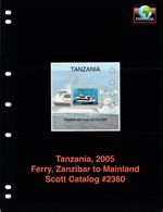 $1.25 Scott Value - 2005 TANZANIA Ferry s/s Ship Zanzibar-Mainland CV MNH NH UMM