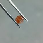 0.65ct Rare Natural Dark Brown Rose Cut Diamond 5.22mm Earth Mined Loose