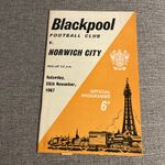 (Z) Division 2 Blackpool v Norwich City 25.11.1967
