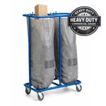 Galaxy Mail / Post / Double Sack Bag Sorting Holder Postbag Trolley - Royal Mail