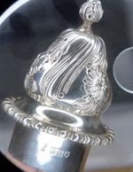Antique 1903 Sterling Silver Sugar Caster Lid Charles Stuart Harris London 91g