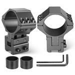 2Pack 25.4/30mm Scope Rings Mount Adjustable Height and Angle For Picatinny rail