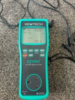 Kewtech EZYPAT Portable Appliance Tester PAT with Carry Case, Leads & Croc Clip
