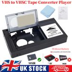 VHS-C To VHS Old school Cassette Video Tape Adapter Camcorder Converter Player -