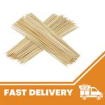 150x Bamboo Skewers Sticks 10" Long Grill Barbecue Kebab Fruit BBQ Wooden Stick