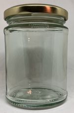300ml ROUND GLASS JAM JAR    -    CHOOSE QUANTITY & LID TYPE - Best Price