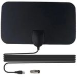 8000 Miles Indoor TV antenna Ariel Freeview Digital 4K HD TV Portable Aerial UK