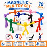 10 Pack Magnetic Fidget People Toys Sensory Travel Desk Toy Kids Boys Girls UK