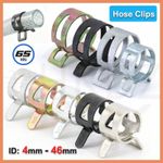 Fuel Line Spring Hose Clips 4- 46mm 65Mn Steel Pipe Tube Air Water Hose Clamps