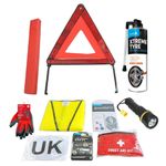 Euro & UK Car Driving Travel Kit Emergency EU Abroad Europe For KGM Cars