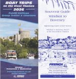 French Bros. Boat Trips - Windsor, Runnymede & Maidenhead - Brochure  - 2025
