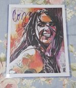 Signed 11x14 of Cora Jade/Elayna Black. JSA authenicated.