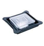 Blendtec 40-303-SRV Square Black Vented Gripper Lid 