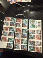 51 USPS Forever Stamps Snow Globes 2022 Christmas Holiday Unused Valid Postage