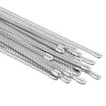 7.9Inch Spiral Steel Boning, 20 Pcs Steel Spiral Corset Boning Stay, Silver