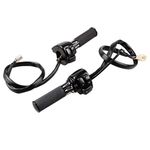 1" Handlebar Hand Grips + Switches Controls Housing For Harley Davidson Black