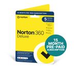 Norton 360 Deluxe 2026 5 Device for 15 months Emailed Key EU UK - 5 Min Delivery