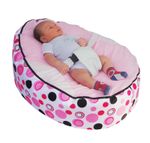 Pink Polka Dot Baby Bean Bag with Filling-UK Seller