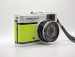 Olympus Trip 35 Vintage 35mm Film Camera Lime Green Leather Tested