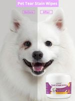 Dogs & Cats Eye Wipes Tear Stain Remover for Pets - 1 Pack Gentle Easy Care UK