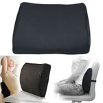 Car Memory Foam Pillow Lumbar Back Support Chair Seat Waist Pad Cushion Office
