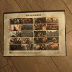 Warhammer Games Workshop Royal Mail Stamps Collectors Sheet 40k, AoS