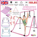 Gymnastics Bars Expandable Horizontal Training Bar For Children Kids Home Gym UK