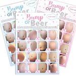 BUMP OR BEER - Baby Shower Game, 20 Players, Party Boy Blue Girl Pink Unisex