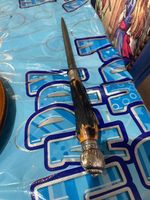 Antique  stag. Handle  Sharpening Steel