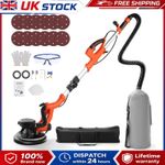 1000W Foldable Electric Drywall Sander Telescopic Variable Speed Vacuum LED