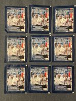 Merlin England 2002 World Cup Sealed Sticker Packs x9