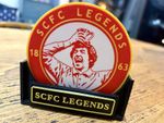 Stoke City Legends Coaster Set & Holder - Choose 6
