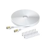 Cat 8 Ethernet Cable 30m High Speed 40Gbps 2000MHz Flat RJ45 LAN Network Patch C