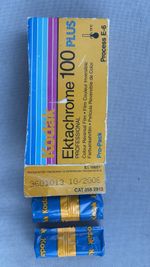 Kodak Ektachrome 100 Plus 120 slide Film (2 rolls) Exp10/06 Fridge Stored 