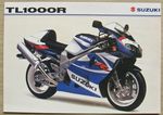 SUZUKI TL1000R Motorcycle Sales Specification Leaflet Nov 1999 MB00TL1000R-LEAF