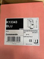 MK K13343BLU Combi Unit 1 Way 2P+E 32A