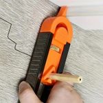 Profile Scribing Ruler Contour Gauge with Lock - Precise Scribe Tool Woodworking