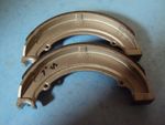 BSA BRAKE SHOES 7" SINGLE SIDED FRONT HUB & QD REAR 65-5901  B31 B33 A7 A10