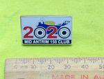 2020 Mid Antrim 150  Motorcycle Club bike badge pin lapel Irish Ireland